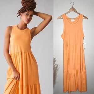 NEW Nation LTD | Pima Cotton Melissa Tiered NWT Midi Dress, XL